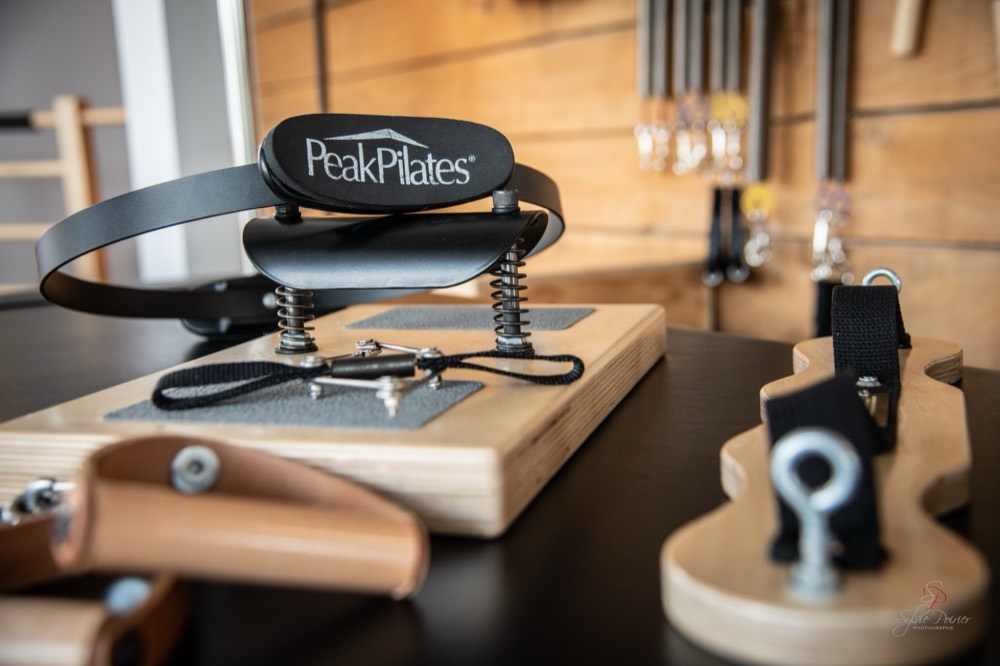 Détail d'un appareil Pilates