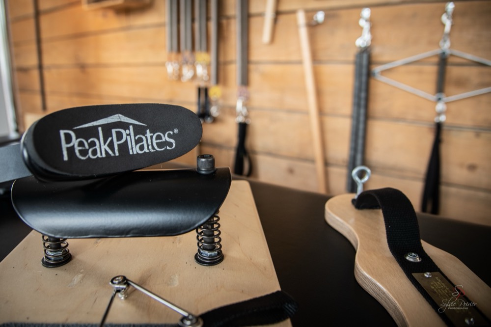 Détail d'un appareil Pilates