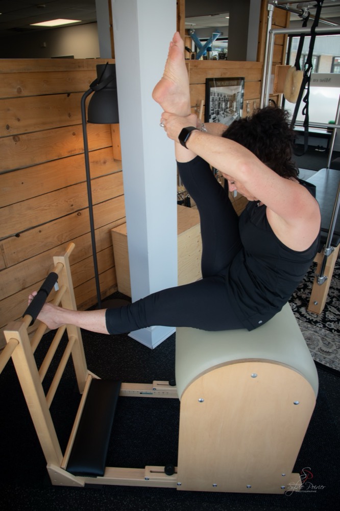 Séance Pilates avec appareil tower